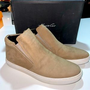 Kenneth Cole Light Gray Leather Sneakers